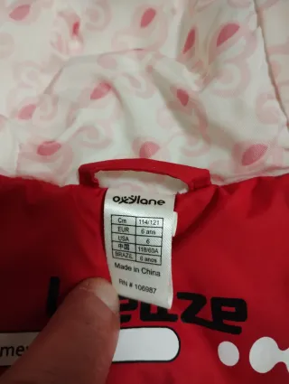 Giubbotto neve bambina Wed'ze 6 anni