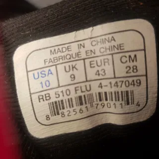 Zapatillas Reebok Talla 43 Negras