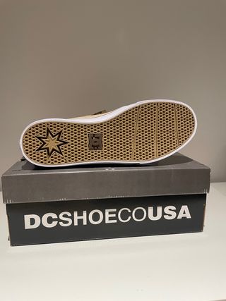 Zapatillas DC Shoes Trase Talla 44 Beige