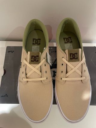 Zapatillas DC Shoes Trase Talla 44 Beige