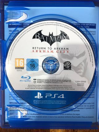 Batman return to arkham ps4