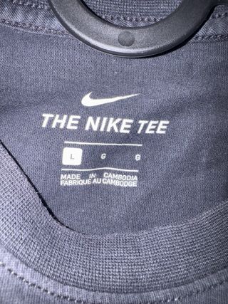Camiseta Nike Hombre Negra