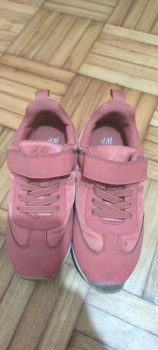 Deportivas niña rosas