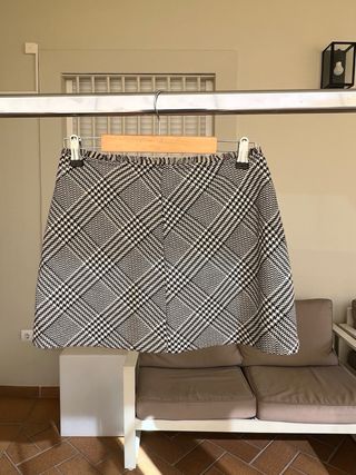 Falda Zara cuadros