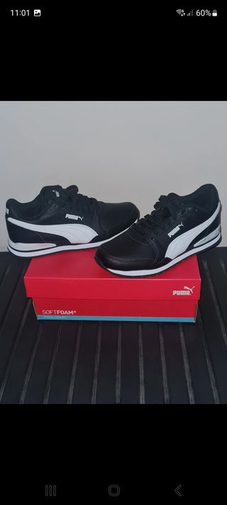 Scarpe Puma Nere e Bianche Tg 37 Nuove