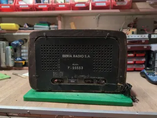 Radio Antigua Válvulas Madera