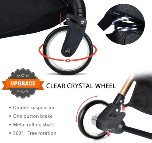 Carro bebé Sonarin plegable gris - miniatura 3