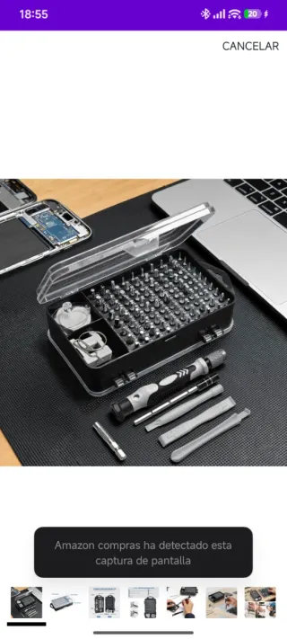 Kit de precisión para reparación electrónica