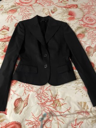 Americana Hugo Boss Negra Mujer