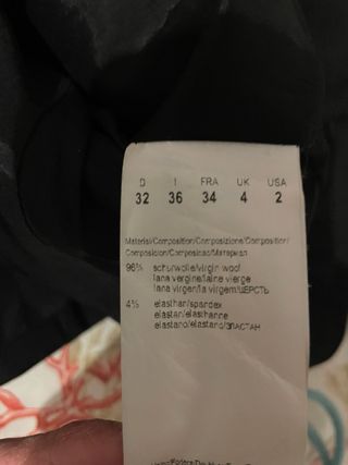 Americana Hugo Boss Negra Mujer