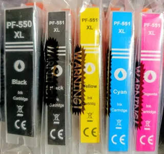 4 Juegos Cartuchos Canon 550 551 XL