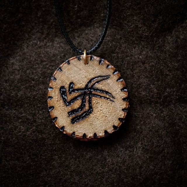 Colgante Madera Camada de Fenris