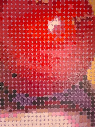 Óleo sobre lienzo 100x100cms  original Revolera