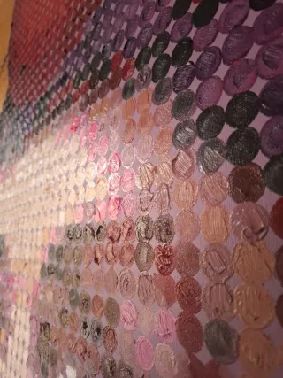 Óleo sobre lienzo 100x100cms  original Revolera