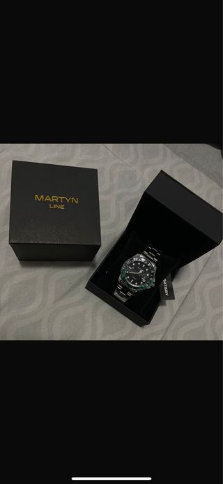 Reloj Martyn Line Negro y Verde
