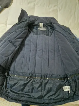 Abrigo Adidas Azul y Blanco