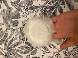 Orejeras blancas suaves y calientes