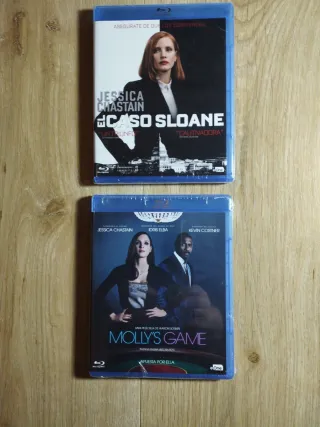 Lote Blu-ray El Caso Sloane y Molly's Game