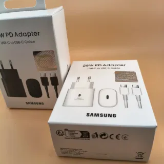 2 Caricatori Samsung 25W PD Adapter Fast Charging