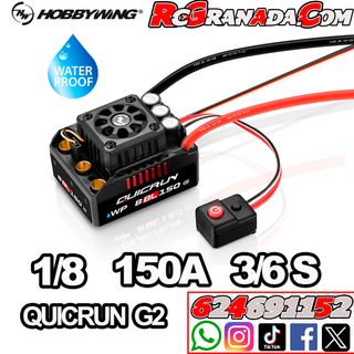 Variador 150A 6S Hobbywing Quicrun 8BL150 G2