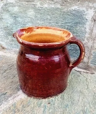 Antico bricco ceramica rustica Bavarese