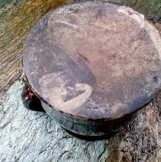 Antico bricco ceramica rustica Bavarese