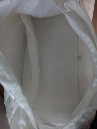 Bolsa neceser bebé acolchada, cierre  cremallera