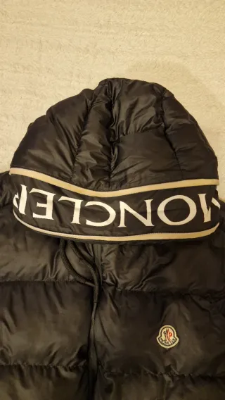 Chaleco Moncler Negro Auténtico