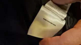 Chaleco Moncler Negro Auténtico