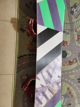 Tabla Snowboard con fijaciones