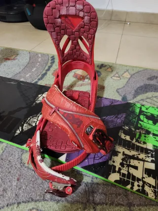 Tabla Snowboard con fijaciones