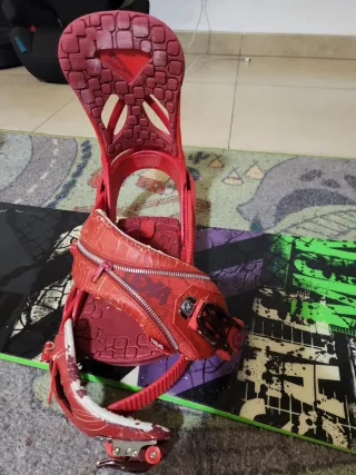 Tabla Snowboard con fijaciones