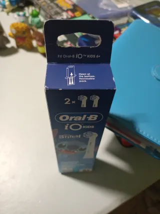 2 Cabezales Oral-B iO Kids Stitch Precintados