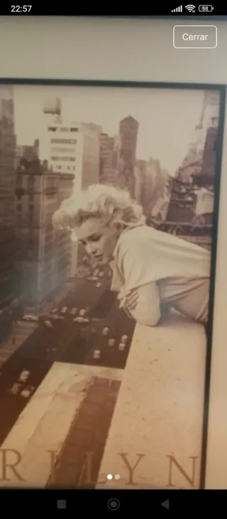 Cuadro Marilyn Monroe 39 x 46 cm