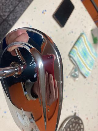 Espejo Retrovisor Izquierdo Cromado Harley