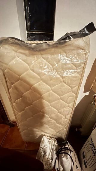 Cuna madera + colchón