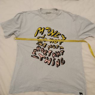 Camiseta Pull&Bear S Azul Money Oversize Urban