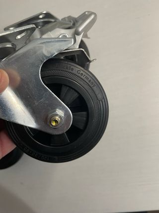 4 Ruedas Giratorias Blickle con Freno