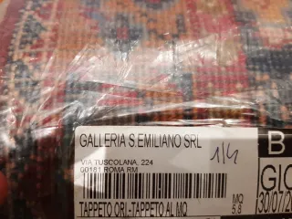 Tappeto Persiano Lana Rosso Blu