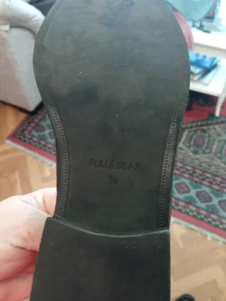 Mocasines Pull&Bear negros Talla 38