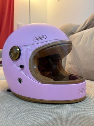 Casco de mujer rosa talla L nuevo