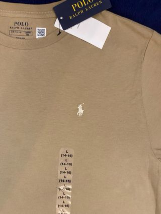 Camiseta Polo Ralph Lauren Beige Talla L