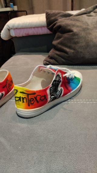 Zapatos unisex pintados a mano originales
