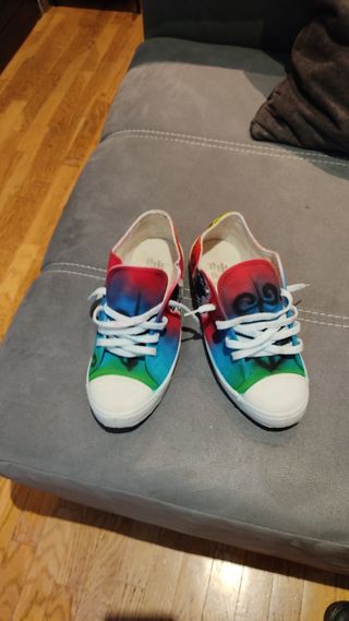 Zapatos unisex pintados a mano originales