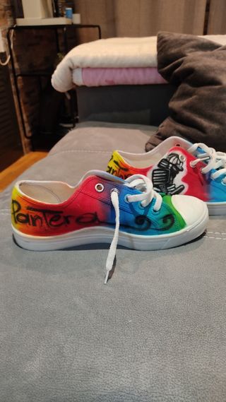 Zapatos unisex pintados a mano originales