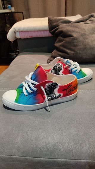 Zapatos unisex pintados a mano originales