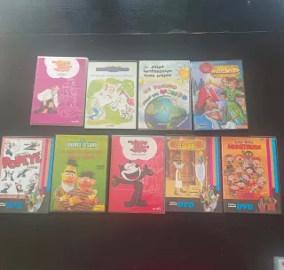 Lote 12 DVDs Infantiles Vaughan y otros lotes