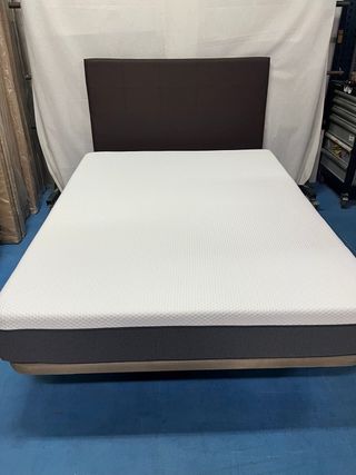 Base tapizada y colchón 150x190