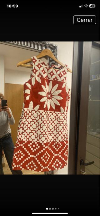 Vestido Desigual Estampado Floral