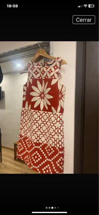 Vestido Desigual Estampado Floral